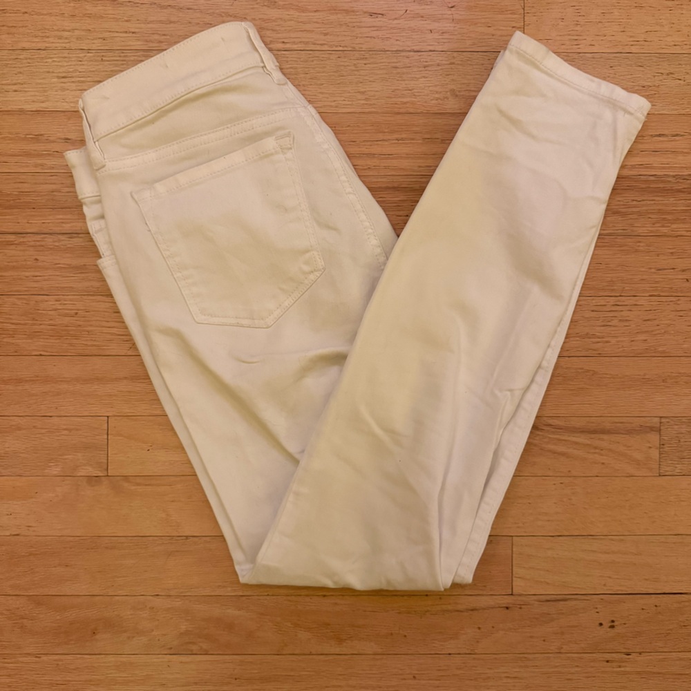 Loft White Skinny Jeans
